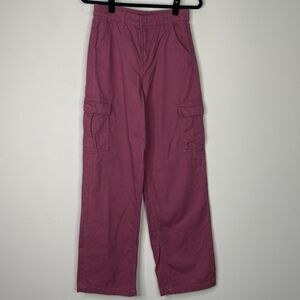 H&M Divided 90s Baggy Cargo High Waist Jeans Women's Size 2